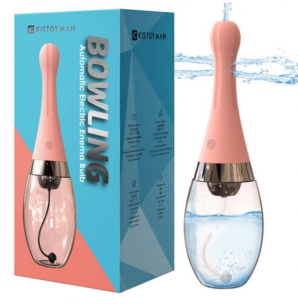 KIS TOY - Bowling Cleaning Anal Device (Chargeable - Orange) KIS TOY - Bowling Cleaning Anal Device (Chargeable - Orange)